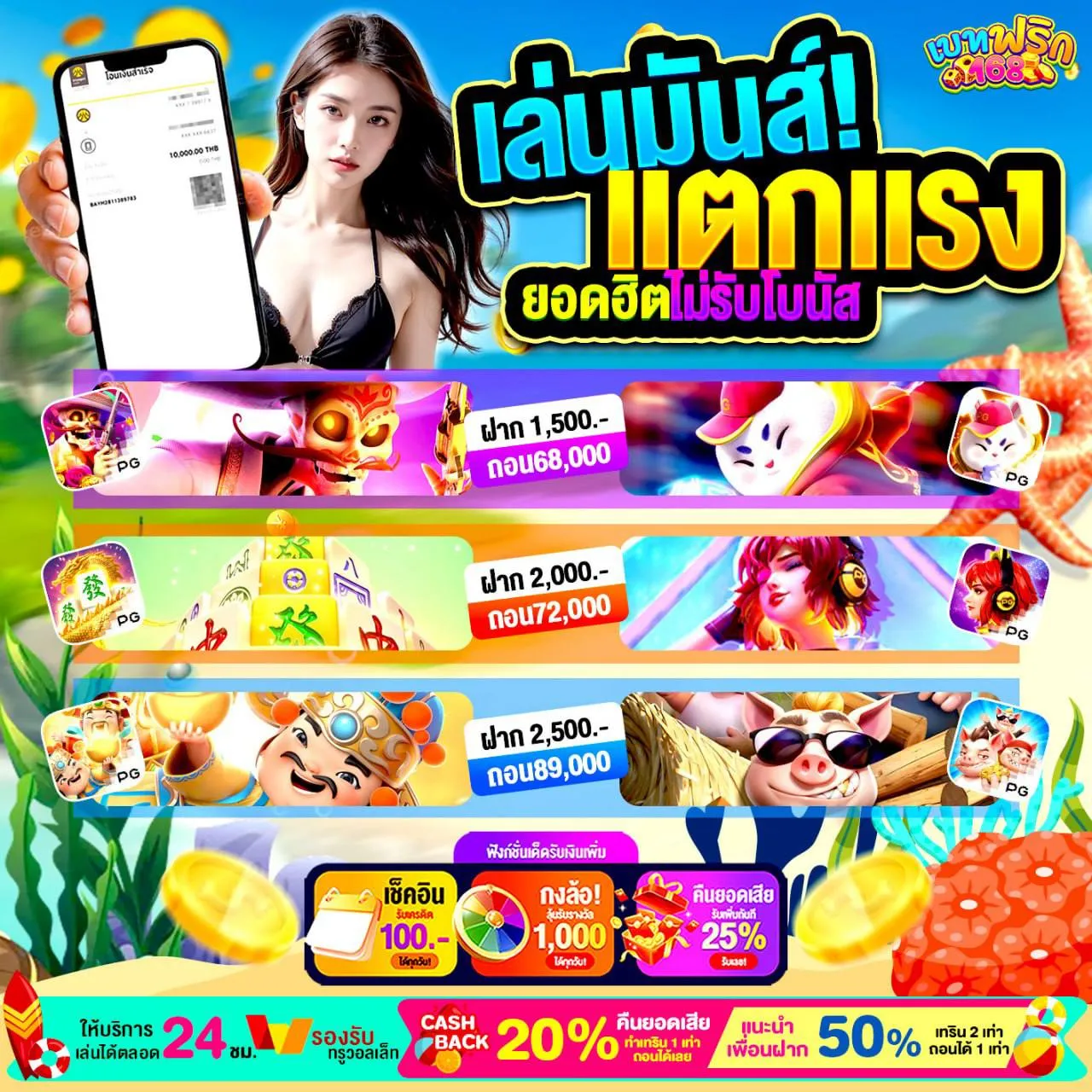 ไม่ต้องโหลดแอปให้ยุ่งยาก PG BETFLIX SLOT เข้าเล่นผ่านมือถือได้ทันที